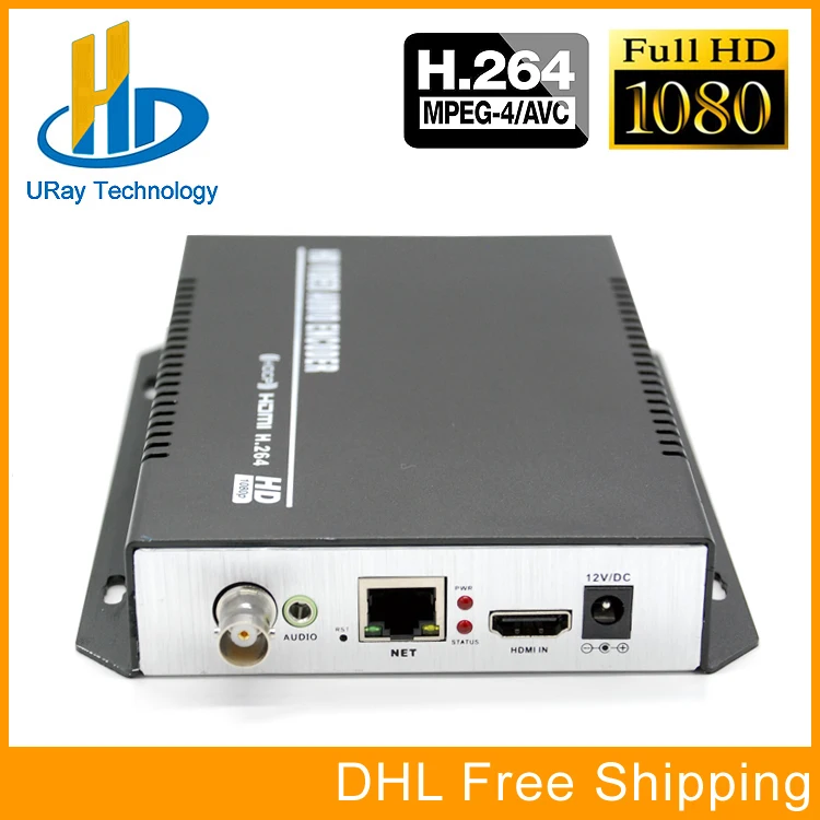 

URay MPEG4 H.264 Live Streaming Video Encoder HDMI + CVBS /Composite /TV IP Encoder H.264 WIth RTMP UDP RTSP HLS