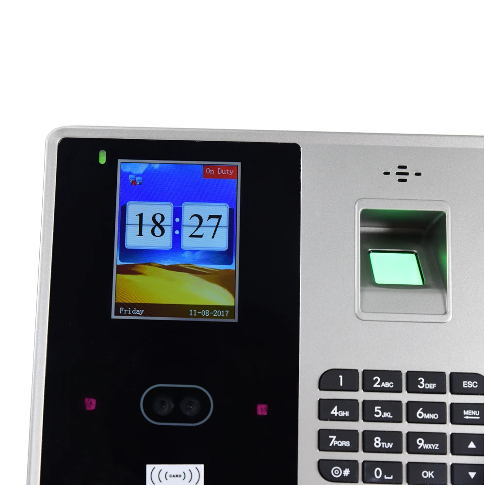 Face recognition and fingerprint time attendance terminal  (3)