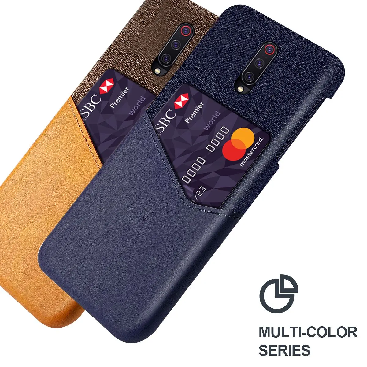 

for Xiaomi Mi 9T Pro Case Redmi 7A PU Leather Soft Fabric Splicing Shockproof Cover for Xiaomi Mi CC9e Mi 9 SE Case Card Luxury