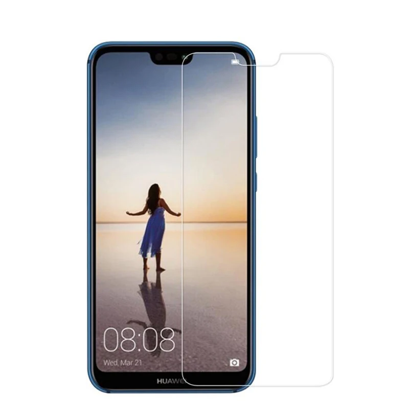 

2Pcs For Huawei P20 Lite Glass Tempered Glass For Huawei P20Lite Screen Protector 5.84inch Transparent Protective Glass Film
