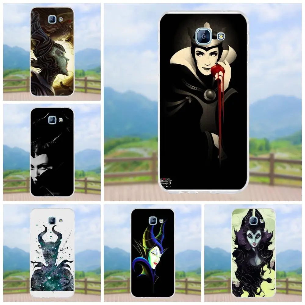 

Nice Handle Maleficent Soft Silicone TPU Transparent Protective Skin For Samsung Galaxy A3 A5 A7 J1 J2 J3 J5 J7 2015 2016 2017