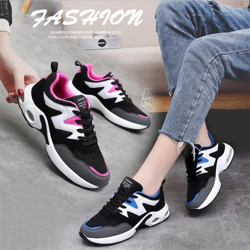 Женская Повседневная обувь из замши на платформе белые кроссовки Chaussure Femme 41