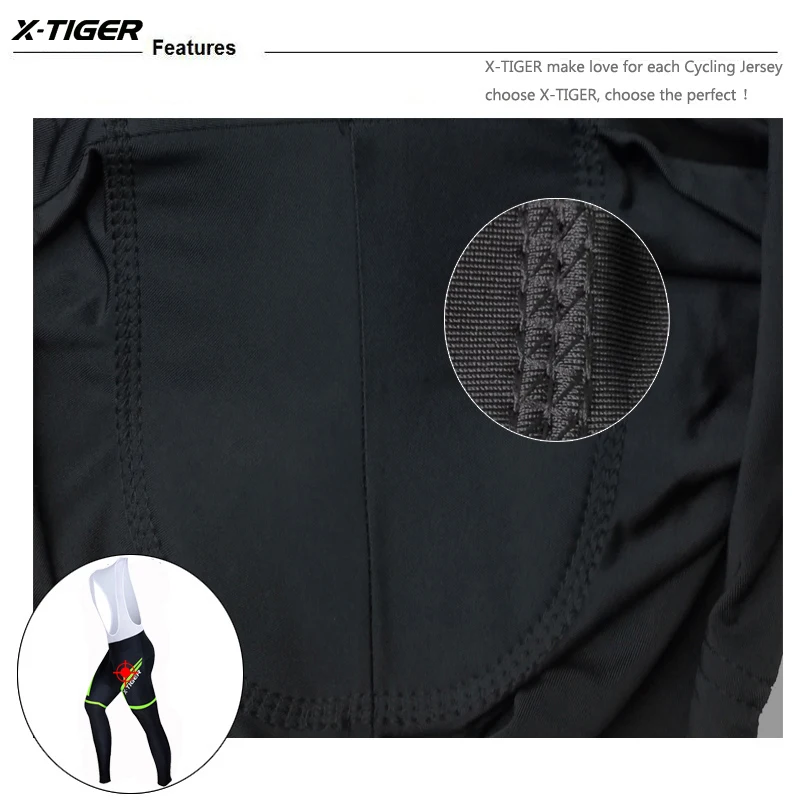 X-Tiger зимний комплект из термофлиса для велоспорта Maillot Ropa Ciclismo теплая велосипедная одежда комплект для велоспорта