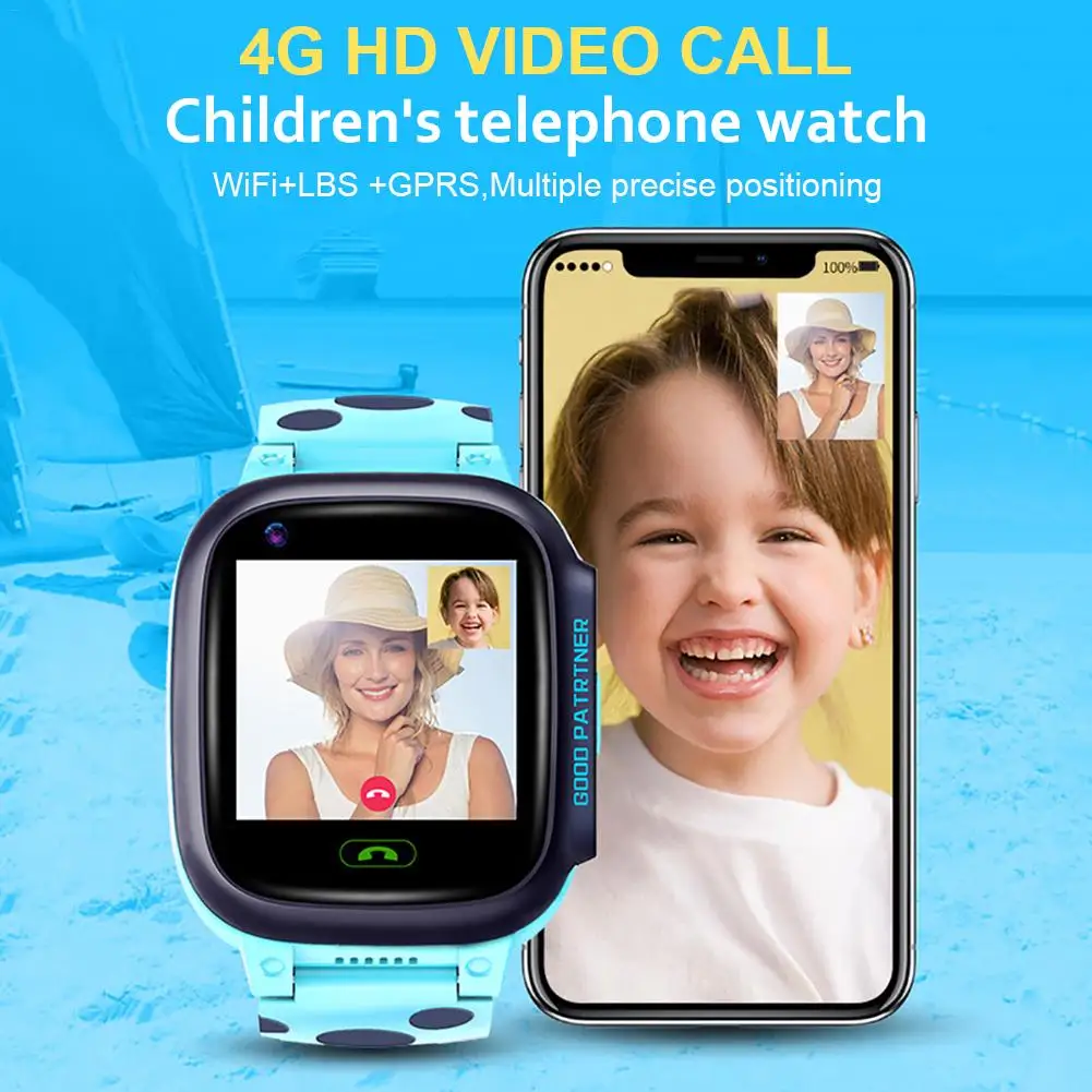 Y95 Детские Смарт часы HD Видеозвонок 4G Full Netcom с AI платежом WiFi чат GPS трекер