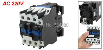 

CJX2-3210 220V Coil Motor Starter Control DIN Rail Mount AC Contactor 3P Three 3 Pole + 1 NO Normally Open