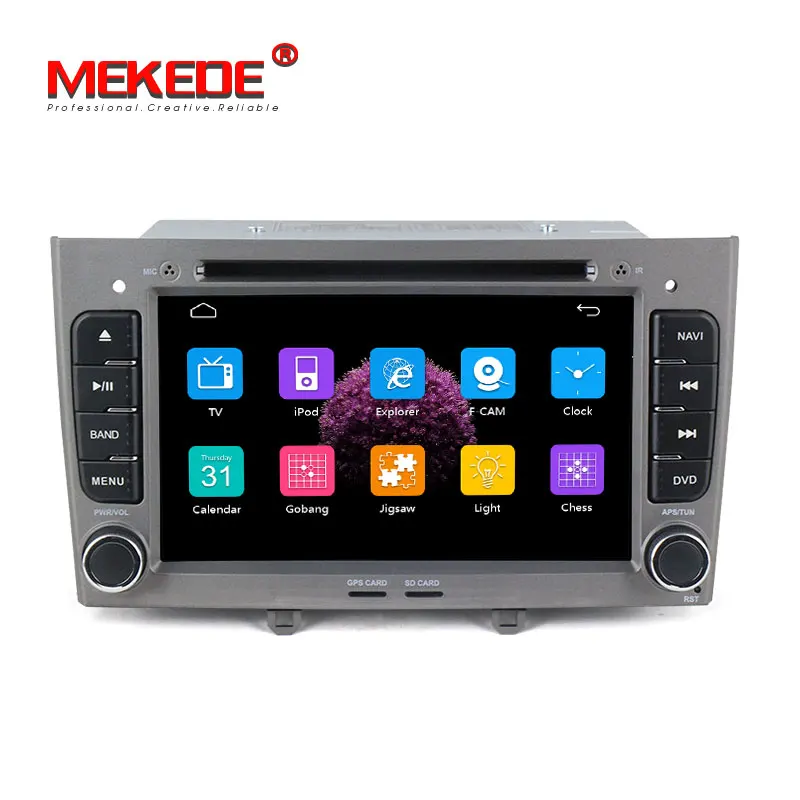 Немецкий склад автомобиля DVD gps для peugeot 408 2010-2011 для peugeot 308 I(T7) 2008-2011 с рулевым колесом canbus BT dvd-плеер