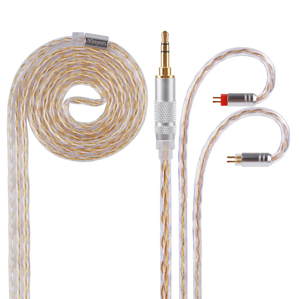 4 акций 3 5 мм 2 Баланс кабель MMCX для Shure SE215 SE535 SE846 pin плотным верхним ворсом KZ с
