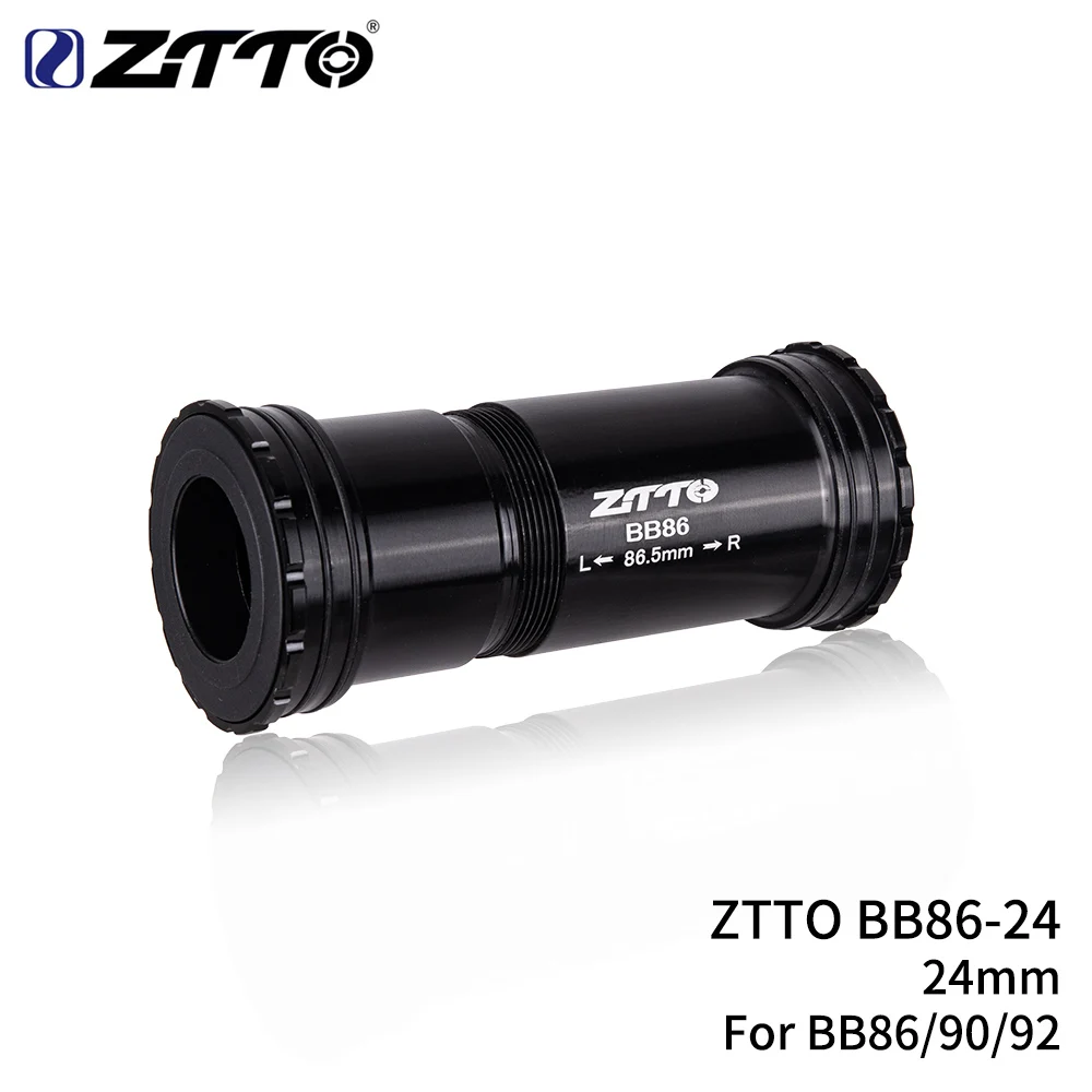 ZTTO BB86 24 مللي متر BB92 BB90 الصحافة صالح دراجة الأقواس السفلية موضوع قفل MTB جبل الطريق الدراجة لقطع 24 مللي متر Crankset chainset