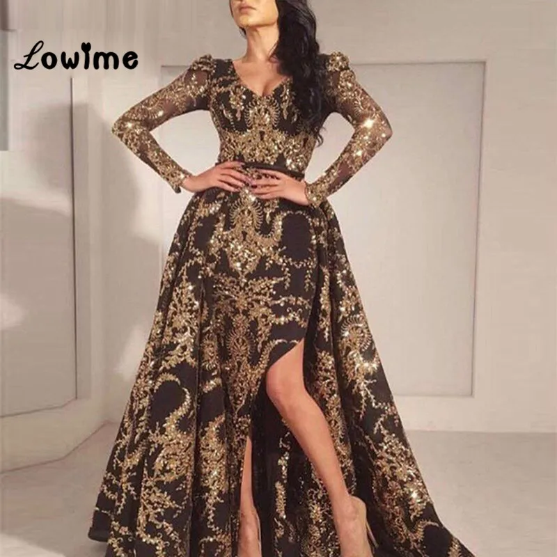 2018 New Evening Dresses Muslim Turkish Dubai Women Formal Dress Long