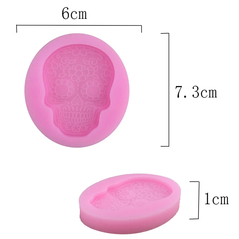 Силиконовые формы на Хэллоуин силиконовые формы черепа/тыквы силиконовые формы помадки аксессуары для украшения торта Форма "Хэллоуин" для выпечки 391