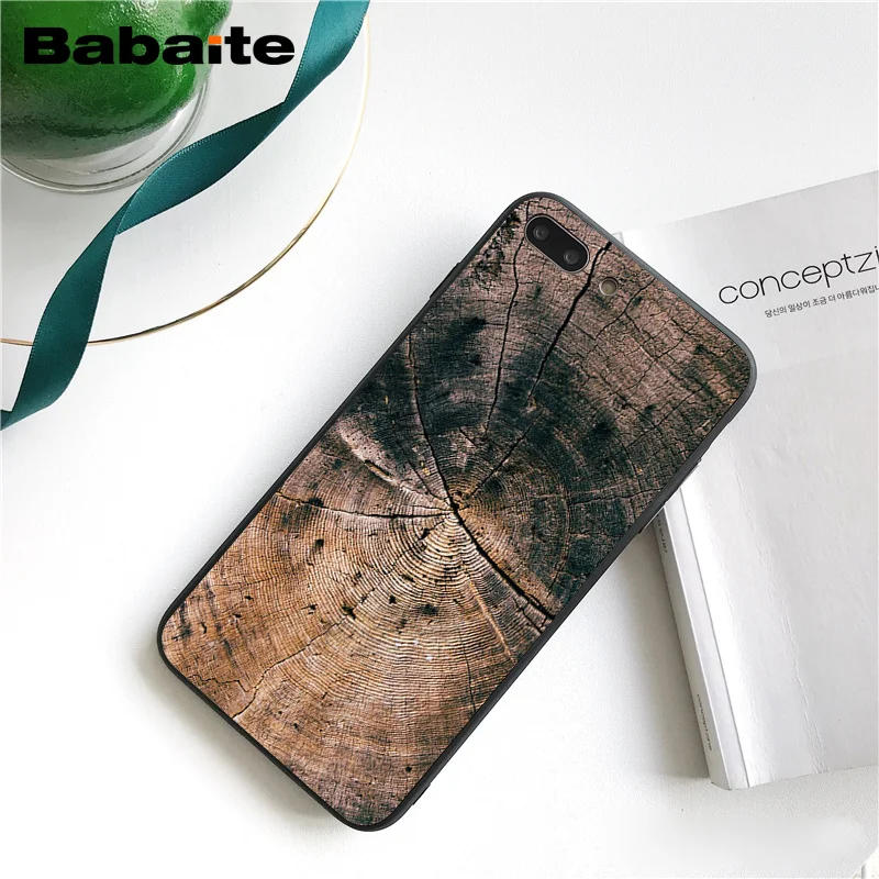 Babaite текстура древесины лиса Одуванчик Мандала чехол для телефона для iphone 11 Pro 11Pro Max 6S 6plus 7 7plus 8 8Plus X Xs MAX 5 5S XR - Цвет: A7