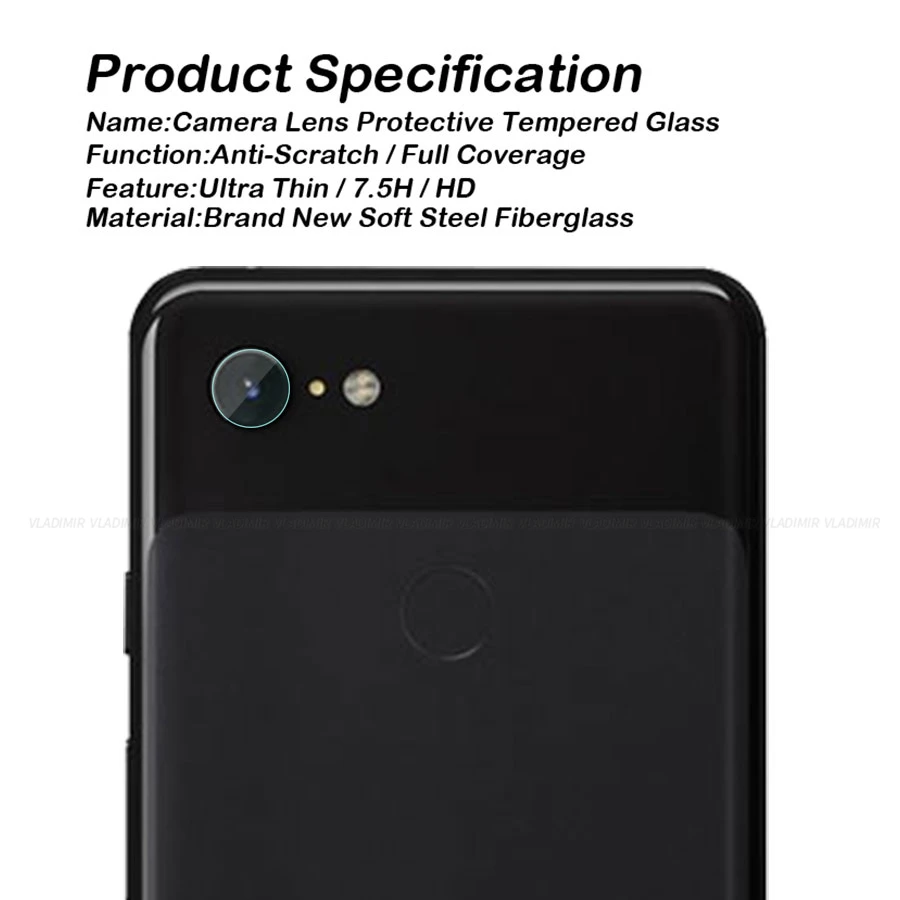 2 шт. задняя камера из закаленного стекла пленка для Google Pixel 3 XL 3XL чехол Аксессуары
