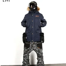 LTVT брендовый лыжный костюм для мужчин/женщин, куртки для сноубординга+ штаны, теплые зимние пальто, дышащие камуфляжные водонепроницаемые лыжные комплекты