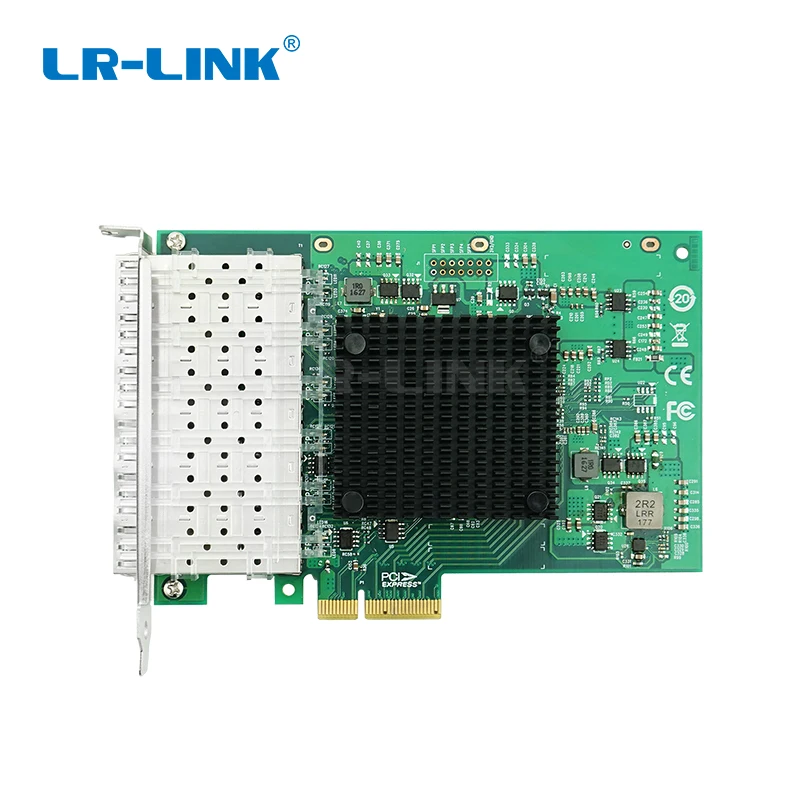 LR LINK 1006PF 6SFP Six Port Gigabit Ethernet Adapter Lan Card 1Gb PCI Express x4 Fiber 2