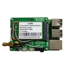 NIMI PCIE LoRa концентратор шлюз модуль Raspberry Pi3 разработчик комплект LoRaWan 1.0.2 протокол база на SX1301 с TF карты Q086