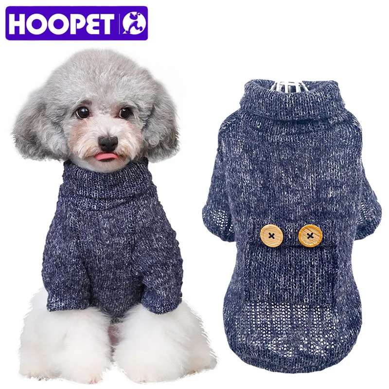 HOOPET собака кошка одежда маленькая кнопка Яркий шелковый turtleneckm два Средства ухода за кожей стоп тепло свитер Весенняя и осенняя одежда