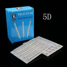 50 шт. 5D тату-наконечник True Star прозрачные длинные одноразовые наконечники 108 мм иглы-наконечники