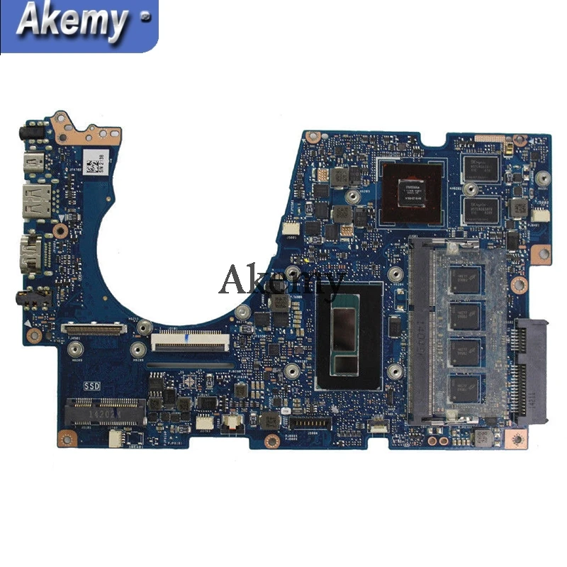 AK UX303LN материнская плата для ноутбука ASUS UX303LN UX303LB UX303L UX303 тестовая оригинальная материнская плата 4 г ram i5-5200U GT840M-2G