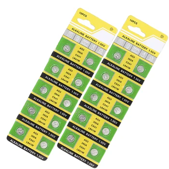 

Centechia Arrival 10 Lots 20 pcs/lot Alkaline Battery 1.55V G3 AG3 LR41 LR736 V3GA SR41 192 392 Button Cell Coin Arrival