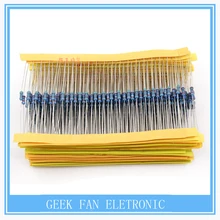600pcs/pack 1/4W 30 Kind Metal Film Resistors Assorted kit 1% Each 20 600pcs/pack ,for arduino for raspberry pi, board kit B104