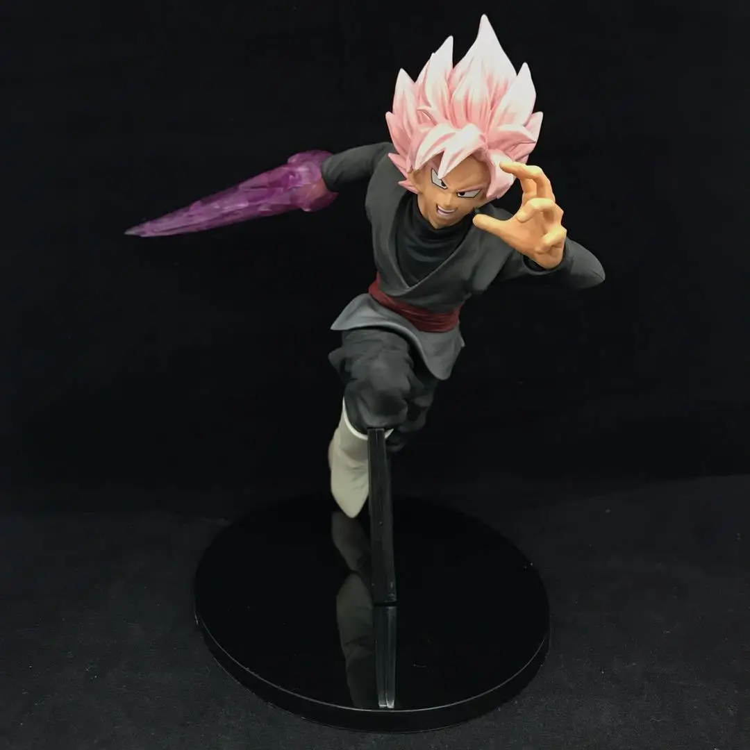 18 см аниме фигурки Ударная Волна Супер Saiyan Сон Гоку фигурку черный/розовый волосы