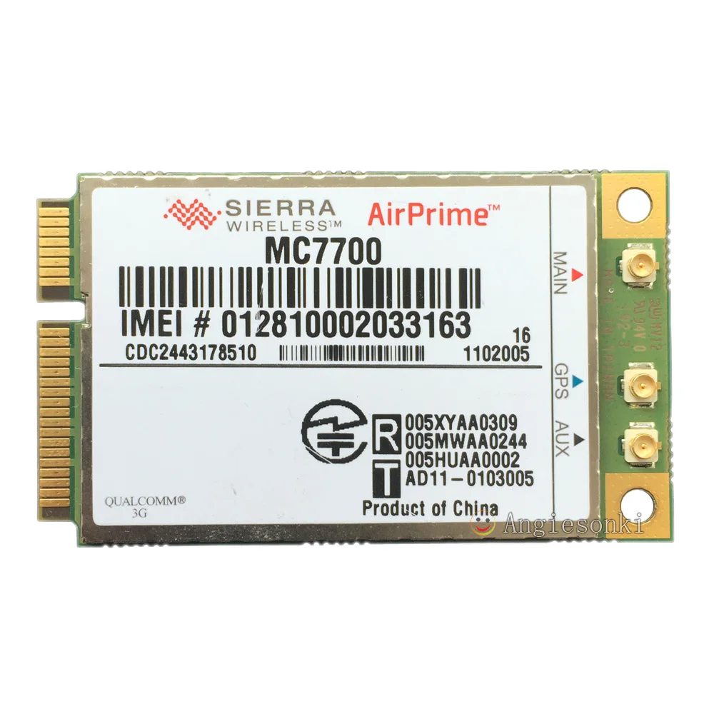 4G WWAN gps модуль Сьерра-MC7700 PCI Express4G к оператору сотовой связи HSPA LTE 100 Мбит/с плата Wireless WLAN Card GPRS разблокирована