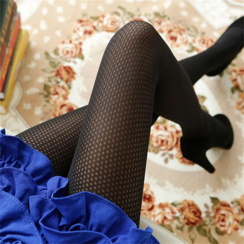 VISNXGI ажурные колготки женские сетчатые черные женские колготки чулки в сетку Клубные вечерние Чулочные изделия высокие эластичные