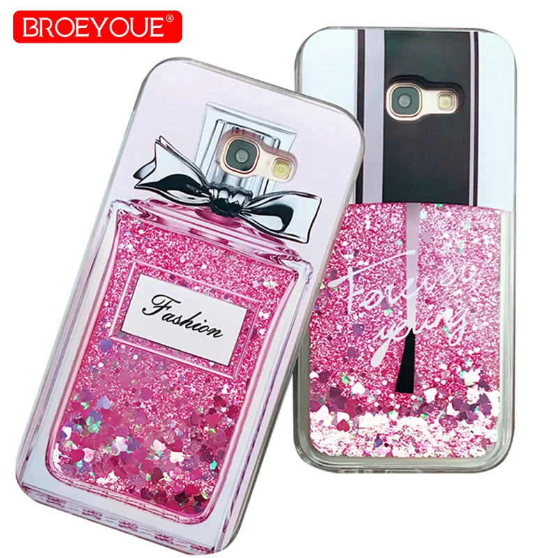 

Quicksand Case for Samsung Galaxy A7 A6 A8 Plus 2018 S8 S9 Plus S7 Edge Glitter Liquid Pink A3 A7 A5 J3 J5 J7 Pro Cartoon Cover