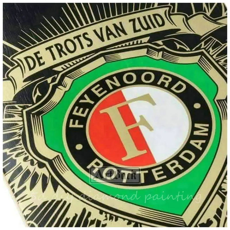 

5d diy diamond painting Feyenoord icon Netherlands football badge full square sticker diamond embroidery