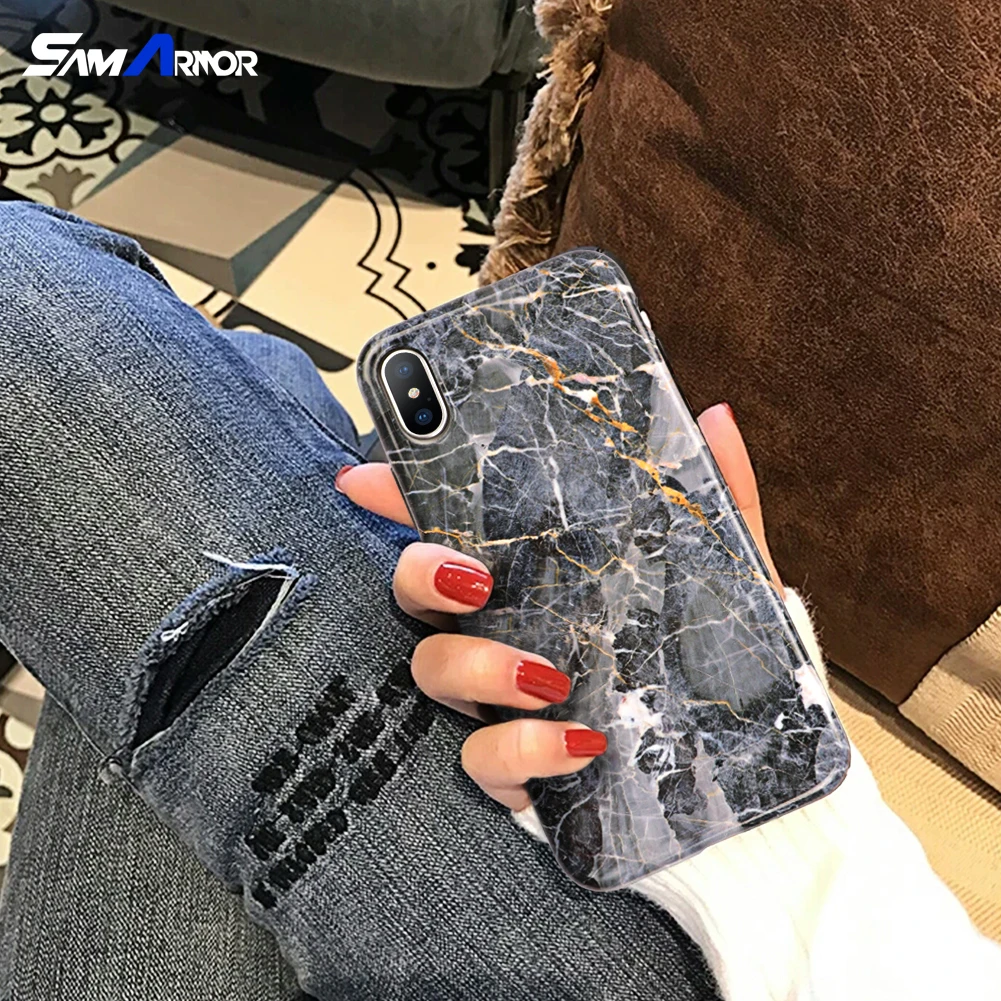 Buy High Quality Marble Texture Phone Case for iPhone