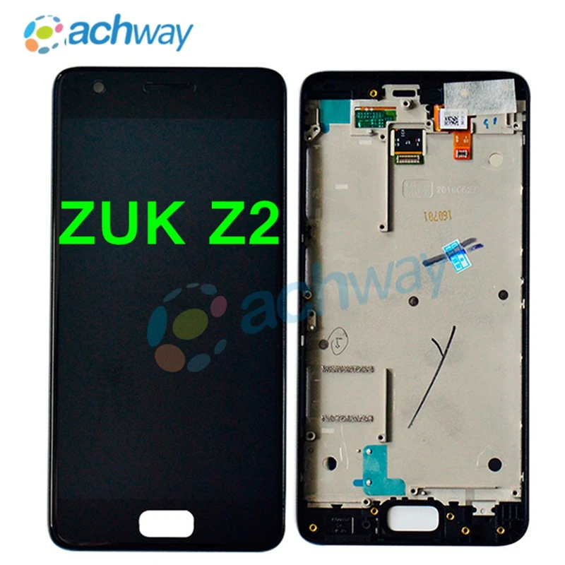 

Tested For 5.0" Lenovo ZUK Z2 LCD Display Touch Screen Digitizer Assembly With Frame For Lenovo ZUK Z2 LCD Replacement Parts