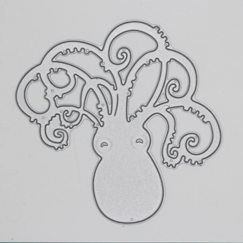 

Octopus Metal Steel Cutting Embossing Dies For Scrapbooking paper craft home decoration Craft 8*8 cm