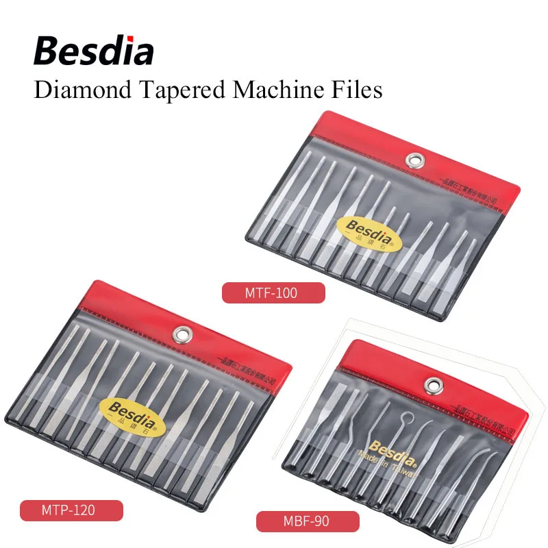Тайвань Besdia алмазные конические машины напильники ручной инструмент или в ассорт с Turbo Air Lappers MTP120 MTF100