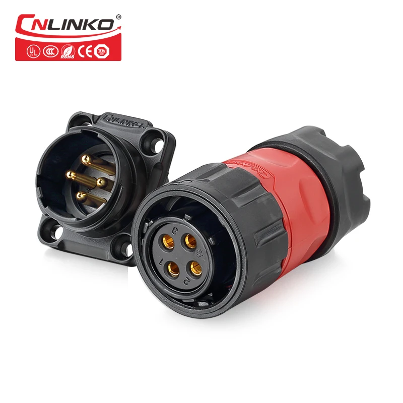 IP67 M20 2pin 3pin 4pin 5pin 7pin 9pin 12pin power signal waterproof connector light solar panel connector LED display connector