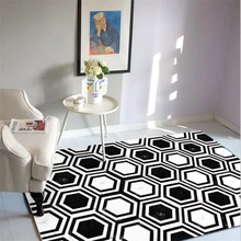 Nordic Modern Geometric Rug Bedroom Carpet Rugs And Carpets for Living Room Home Decoration Area Rugs For Bedroom Floor Mat
