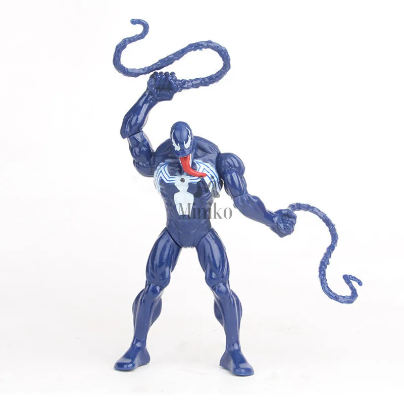 Новинка, Оригинальные фигурки Marvel Venom из ПВХ, Коллекционная модель, игрушки, вечерние подарки на день рождения, 16 см