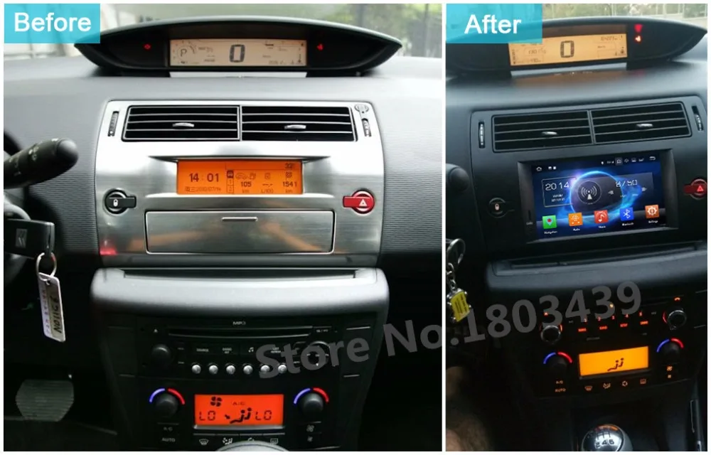 Perfect Octa Core 4G WIFI Android 8.1 4GB RAM 64GB ROM BT Car DVD Multimedia Player Radio Stereo For Citroen C4 Quatre Triumph 2004-2012 0