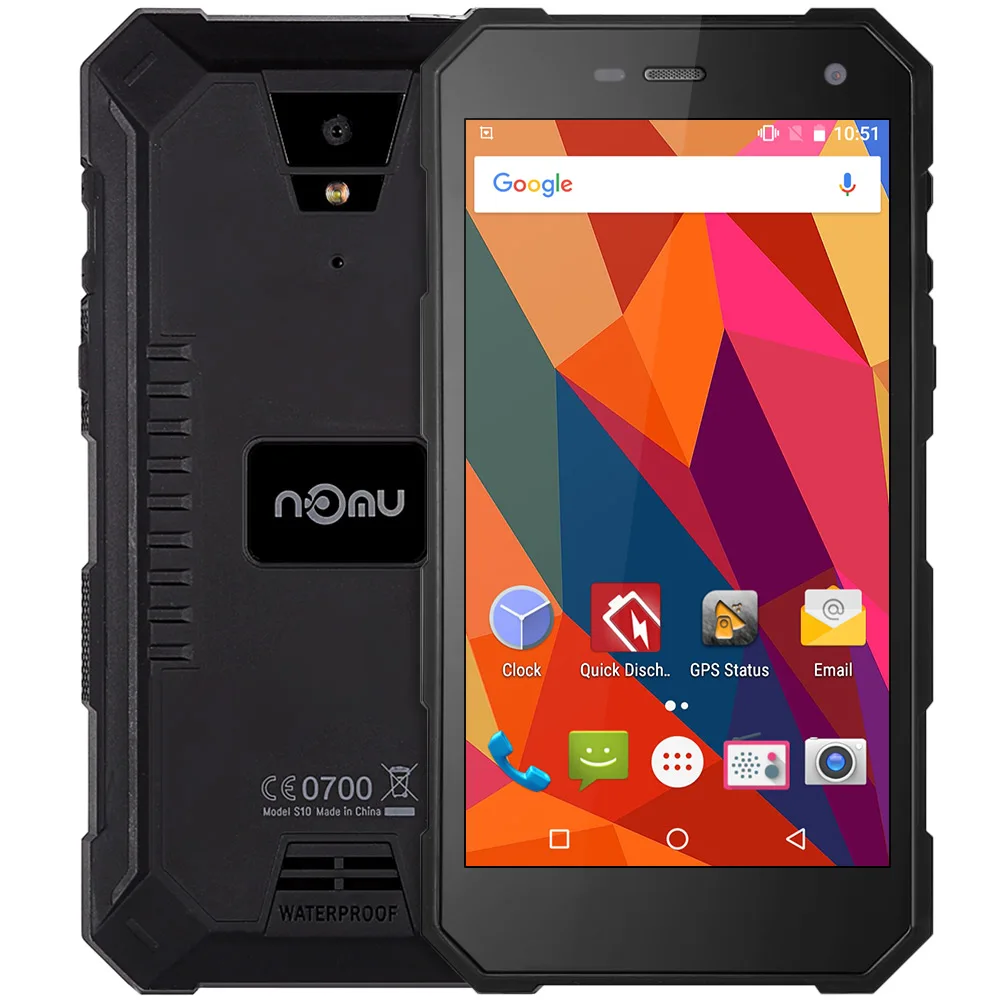 Nomu S10 IP68 4G Android Mobile Phone 5 0 Glonass HD Screen 2GB RAM 16GB ROM