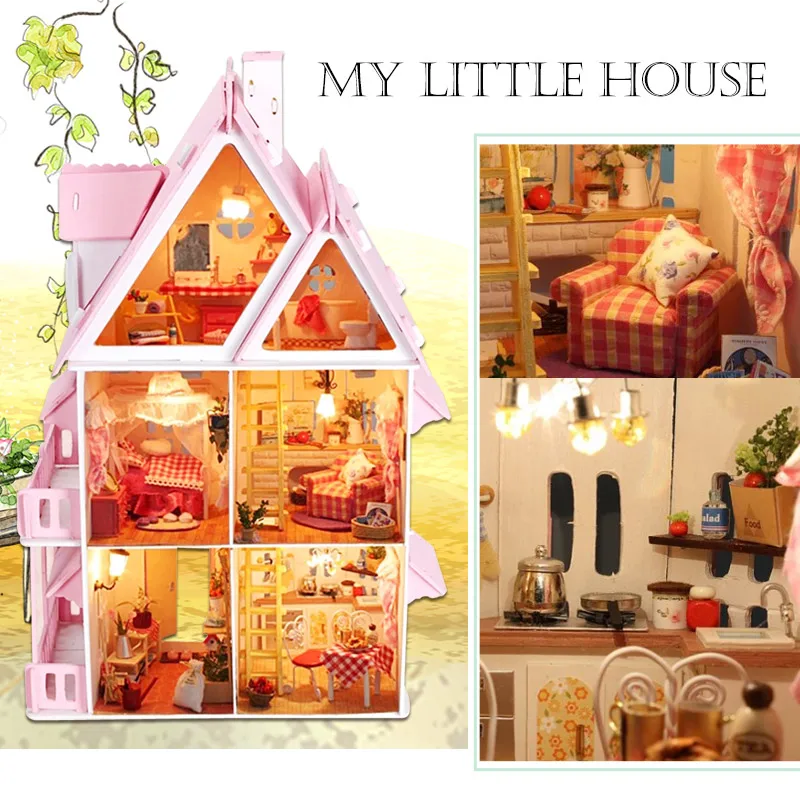 Sunshine Alice новая девушка сделай сам 3D деревянные Мини куклы для кукольного домика