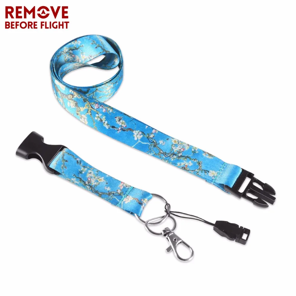 blue flower lanyards1