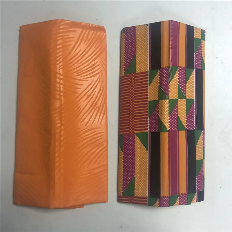 2+ 2 ярдов Chitenge Анкара ткань с принтом Полиэстер Гана Kente воск Африканский Kitenge печать восковая ткань для ткани AW30