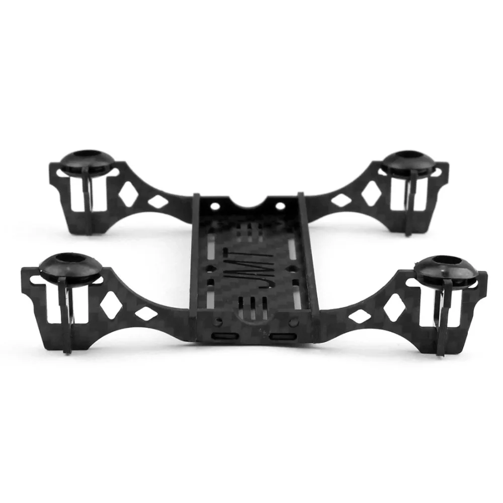 JMT New Mini 100mm Carbon Fiber Frame kit with Motor Mount Protector for DIY Indoor FPV
