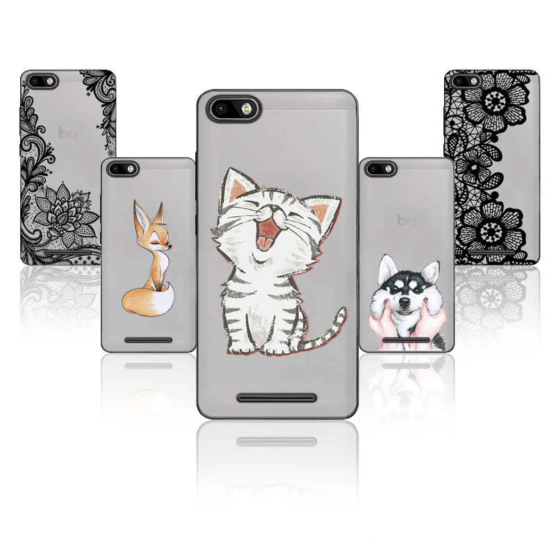 

FANATU BQ BQS-5020 Strike Cases Cover Soft TPU Phone Case 5.0 BQ Strike BQS 5020 Touch Silicon Back Covers BQ BQS 5020 Strike