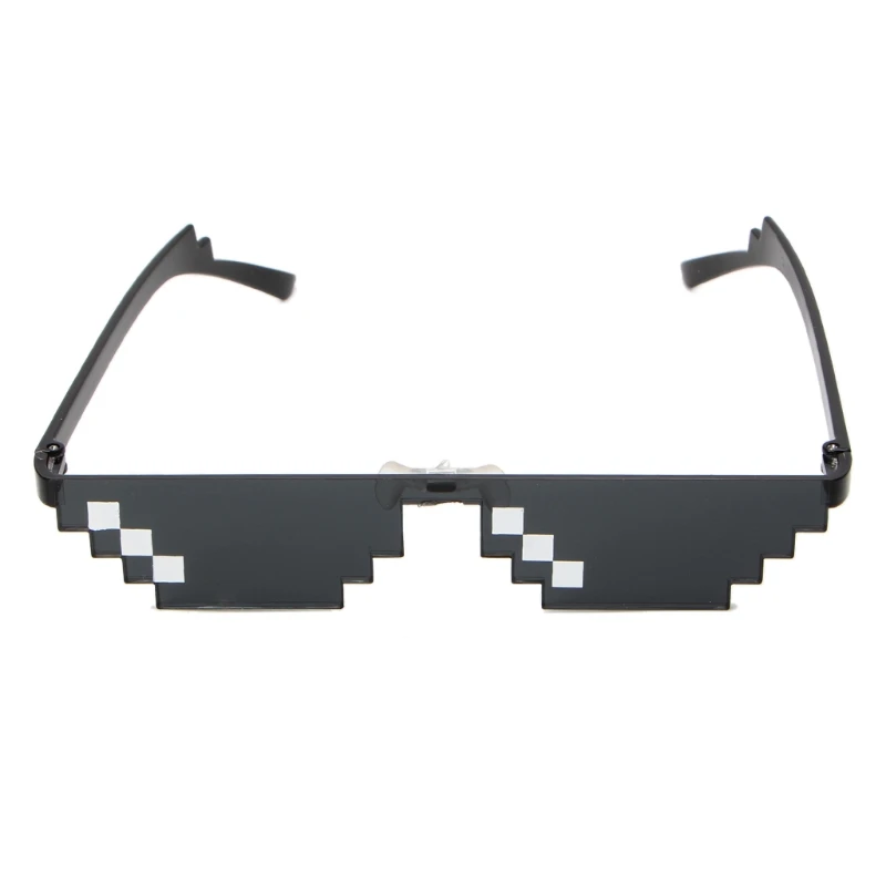 8 битные очки MLG Pixelized Брендовые женские и мужские солнцезащитные Thug Life Party