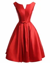 Sexy red prom dress plus größe blackles knielangen haupt recht kurze Partei-cocktailkleider 2017 Vestido De Festa Curto De Luxo