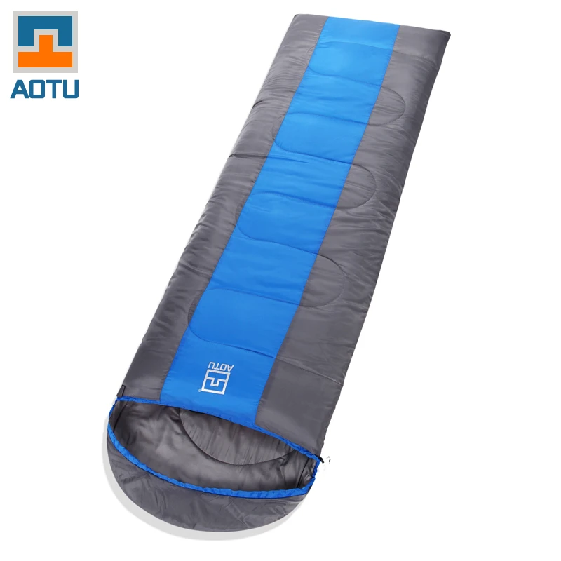 

AOTU Autumn Rain Splicing Sleeping Bag Three Seasons Ultralight Envelope Type Lengthened Sleeping Bag