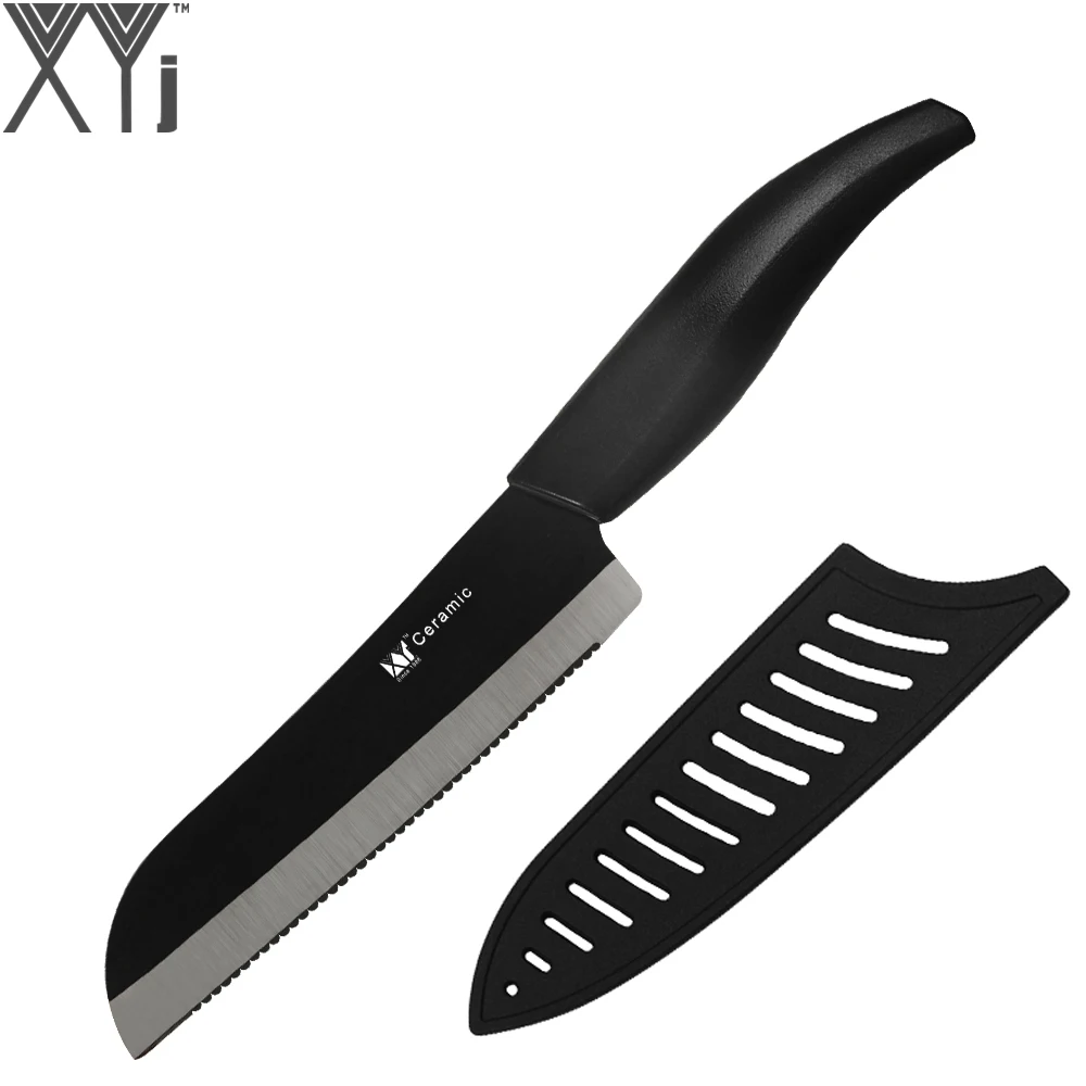 Buy XYJ Brand Ceramic Kitchen Knives 5 Inch Santoku