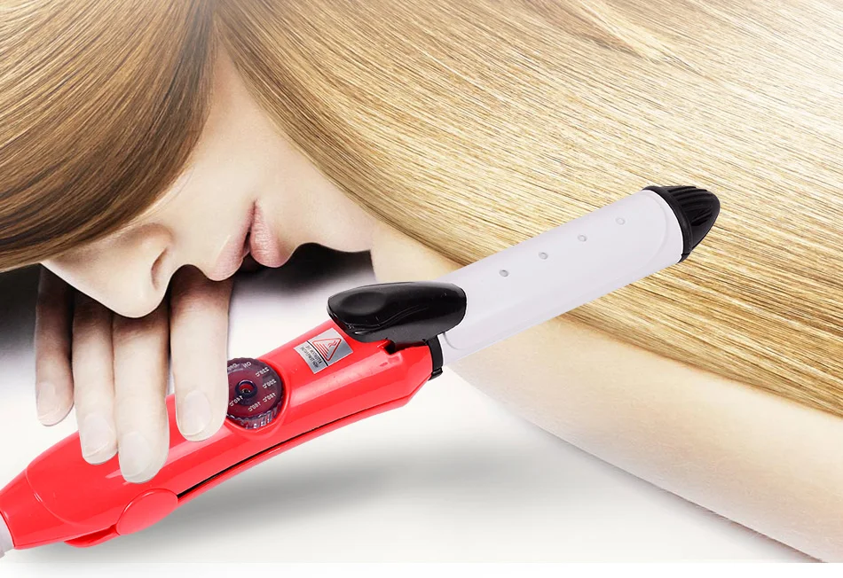 Профессиональный Мини Портативный электрический персональный керамический щипцы для завивки волос 2 в 1 инструменты для моделирования причесок Уход за волосами