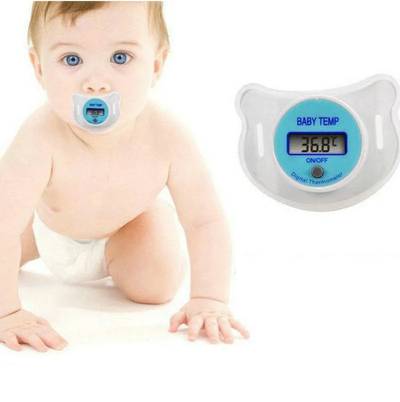 New Practical Health Monitors Baby Infants Nipple Pacifier Thermometer Temperatu