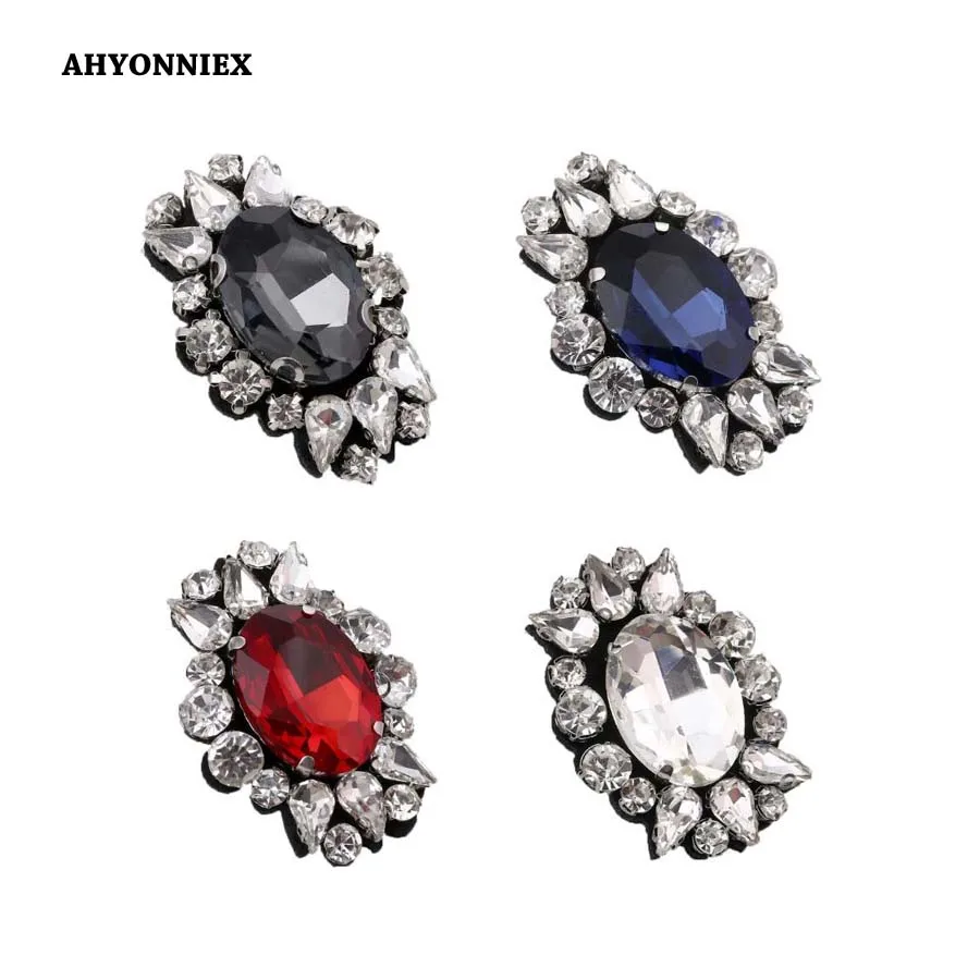 AHYONNIEX 1 шт. сверла хрустальные бусины Пришивные патчи бисером заплатка DIY патч для одежды платье Сумка Обувь Аксессуары для носков
